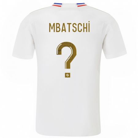 Kandiny Herren Prince Mbatschi #0 Weiß Heimtrikot Trikot 2023/24 T-Shirt