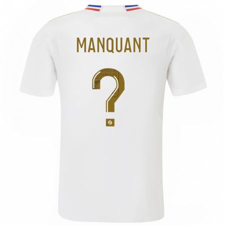 Kandiny Herren Joris Manquant #0 Weiß Heimtrikot Trikot 2023/24 T-Shirt
