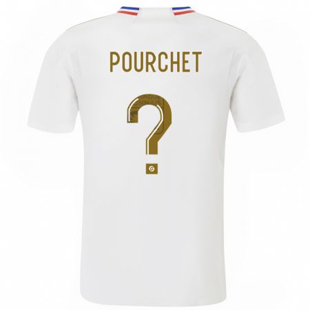 Kandiny Herren Esteban Pourchet #0 Weiß Heimtrikot Trikot 2023/24 T-Shirt