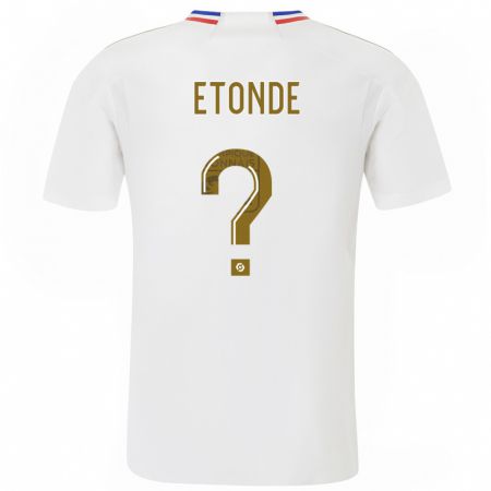 Kandiny Herren Emeric Etonde #0 Weiß Heimtrikot Trikot 2023/24 T-Shirt