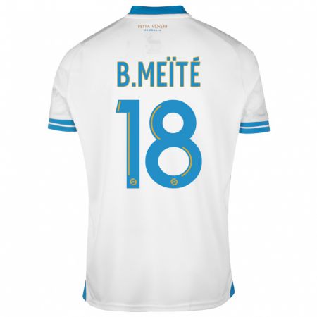 Kandiny Herren Bamo Meïté #18 Weiß Heimtrikot Trikot 2023/24 T-Shirt