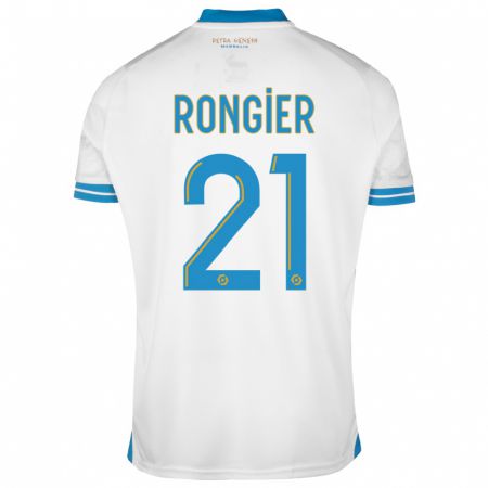 Kandiny Herren Valentin Rongier #21 Weiß Heimtrikot Trikot 2023/24 T-Shirt