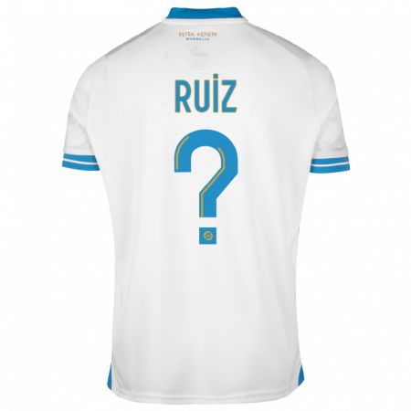 Kandiny Herren Pedro Ruiz #0 Weiß Heimtrikot Trikot 2023/24 T-Shirt