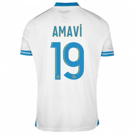 Kandiny Herren Jordan Amavi #19 Weiß Heimtrikot Trikot 2023/24 T-Shirt