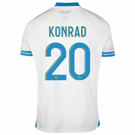 Kandiny Herren Konrad De La Fuente #20 Weiß Heimtrikot Trikot 2023/24 T-Shirt