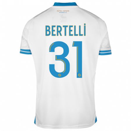 Kandiny Herren Ugo Bertelli #31 Weiß Heimtrikot Trikot 2023/24 T-Shirt