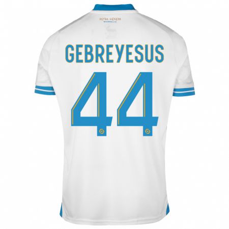 Kandiny Herren Esey Gebreyesus #44 Weiß Heimtrikot Trikot 2023/24 T-Shirt