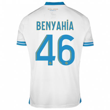 Kandiny Herren Aylan Benyahia-Tani #46 Weiß Heimtrikot Trikot 2023/24 T-Shirt