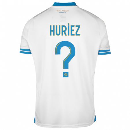 Kandiny Herren Evan Huriez #0 Weiß Heimtrikot Trikot 2023/24 T-Shirt