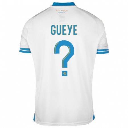 Kandiny Herren Daouda Gueye #0 Weiß Heimtrikot Trikot 2023/24 T-Shirt