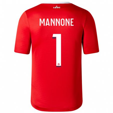 Kandiny Herren Vito Mannone #1 Rot Heimtrikot Trikot 2023/24 T-Shirt