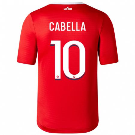 Kandiny Herren Rémy Cabella #10 Rot Heimtrikot Trikot 2023/24 T-Shirt