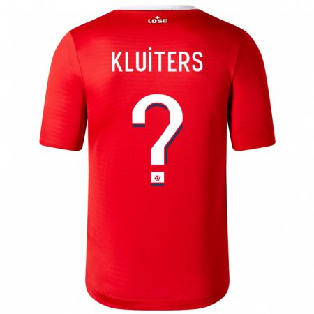 Kandiny Herren Luuk Kluiters #0 Rot Heimtrikot Trikot 2023/24 T-Shirt