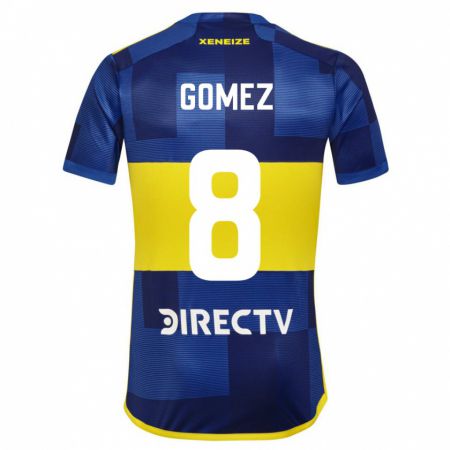 Kandiny Herren Camila Gomez Ares #8 Dunkelblau Gelb Heimtrikot Trikot 2023/24 T-Shirt