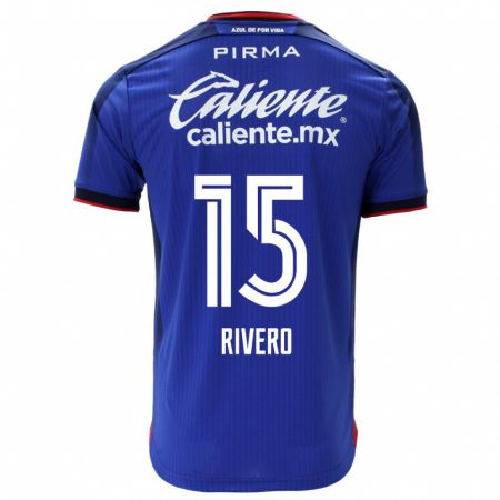 Kandiny Herren Ignacio Rivero #15 Blau Heimtrikot Trikot 2023/24 T-Shirt