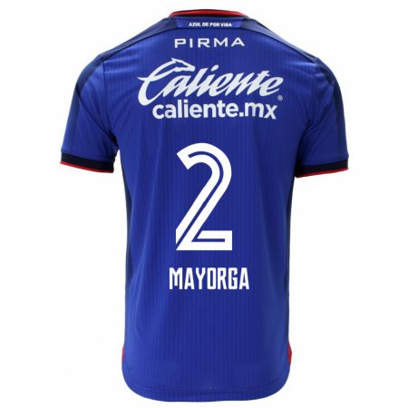 Kandiny Herren Alejandro Mayorga #2 Blau Heimtrikot Trikot 2023/24 T-Shirt