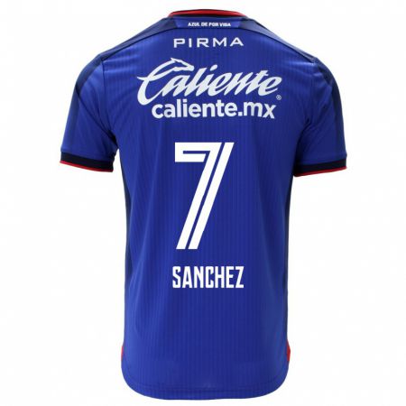 Kandiny Herren Andrea Sanchez #7 Blau Heimtrikot Trikot 2023/24 T-Shirt