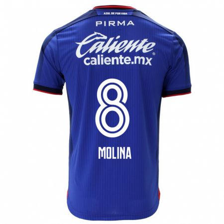 Kandiny Herren Dalia Molina #8 Blau Heimtrikot Trikot 2023/24 T-Shirt