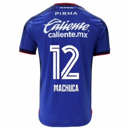 Kandiny Herren Gabriela Machuca #12 Blau Heimtrikot Trikot 2023/24 T-Shirt