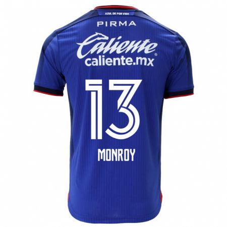 Kandiny Herren Daniela Monroy #13 Blau Heimtrikot Trikot 2023/24 T-Shirt