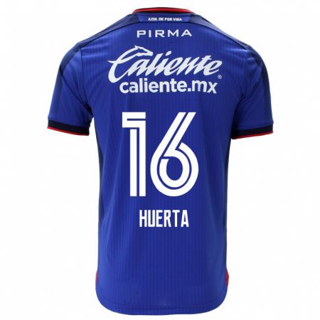 Kandiny Herren Ana Gabriela Huerta #16 Blau Heimtrikot Trikot 2023/24 T-Shirt