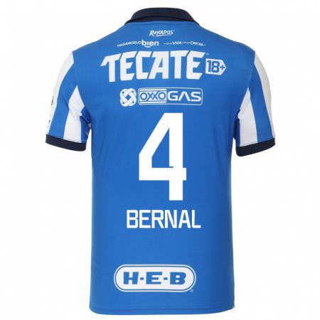 Kandiny Herren Rebeca Bernal #4 Blau Weiss Heimtrikot Trikot 2023/24 T-Shirt