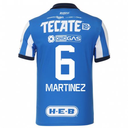 Kandiny Herren Alejandra Martinez #6 Blau Weiss Heimtrikot Trikot 2023/24 T-Shirt