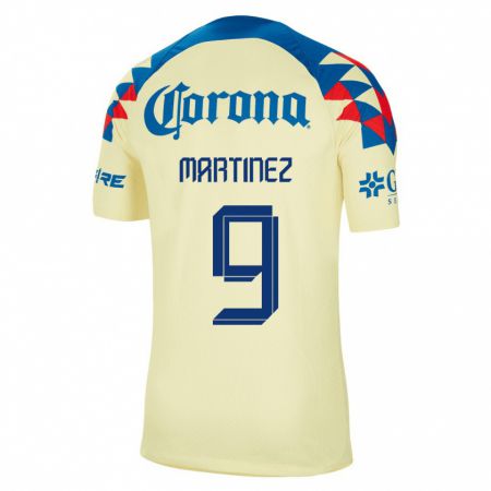 Kandiny Herren Katty Martinez #9 Gelb Heimtrikot Trikot 2023/24 T-Shirt