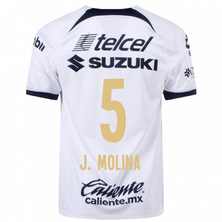Kandiny Herren Jesús Molina #5 Weiß Heimtrikot Trikot 2023/24 T-Shirt