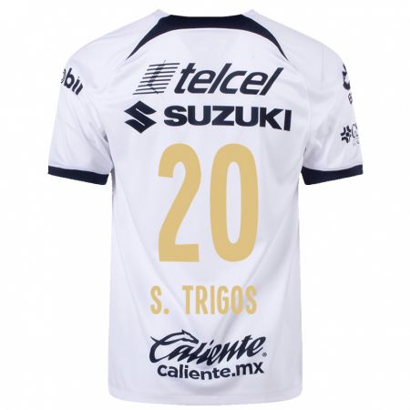 Kandiny Herren Santiago Trigos #20 Weiß Heimtrikot Trikot 2023/24 T-Shirt