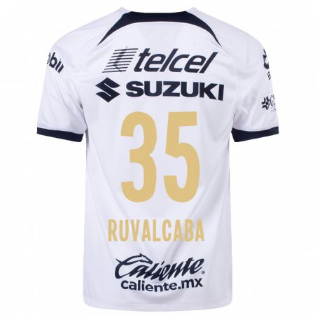 Kandiny Herren Jorge Ruvalcaba #35 Weiß Heimtrikot Trikot 2023/24 T-Shirt