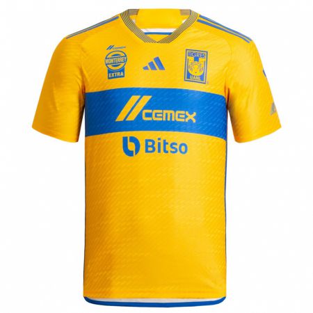 Kandiny Herren Rafael Carioca #5 Gelb Heimtrikot Trikot 2023/24 T-Shirt