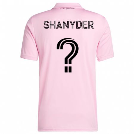 Kandiny Herren Shanyder Borgelin #0 Rosa Heimtrikot Trikot 2023/24 T-Shirt