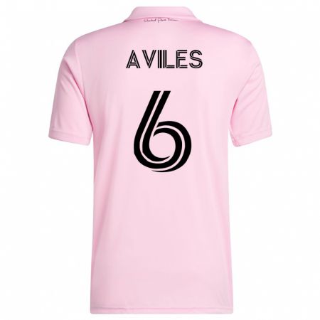 Kandiny Herren Tomás Avilés #6 Rosa Heimtrikot Trikot 2023/24 T-Shirt