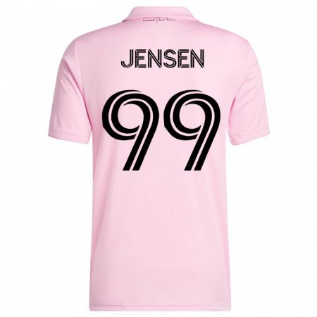 Kandiny Herren Cole Jensen #99 Rosa Heimtrikot Trikot 2023/24 T-Shirt
