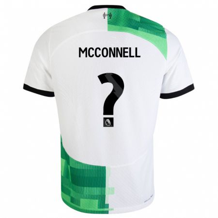 Kandiny Herren James Mcconnell #0 Weiß Grün Auswärtstrikot Trikot 2023/24 T-Shirt