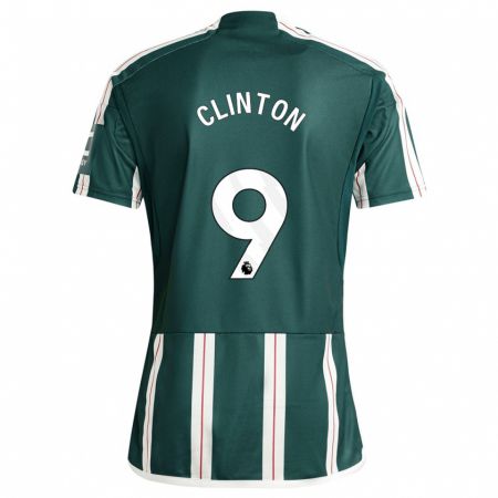 Kandiny Herren Grace Clinton #9 Dunkelgrün Auswärtstrikot Trikot 2023/24 T-Shirt