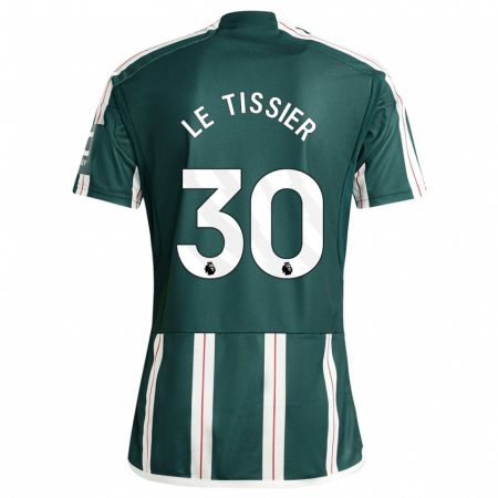 Kandiny Herren Maya Le Tissier #30 Dunkelgrün Auswärtstrikot Trikot 2023/24 T-Shirt