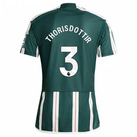 Kandiny Herren Maria Thorisdottir #3 Dunkelgrün Auswärtstrikot Trikot 2023/24 T-Shirt