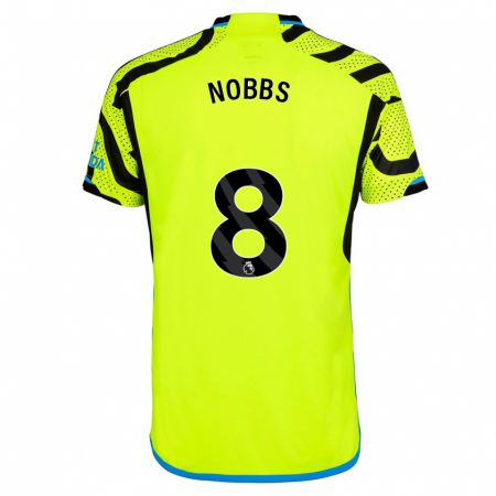 Kandiny Herren Nobbs #8 Gelb Auswärtstrikot Trikot 2023/24 T-Shirt