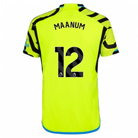 Kandiny Herren Frida Maanum #12 Gelb Auswärtstrikot Trikot 2023/24 T-Shirt