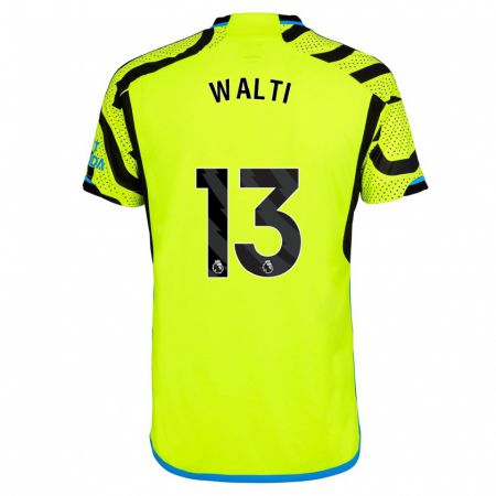 Kandiny Herren Lia Walti #13 Gelb Auswärtstrikot Trikot 2023/24 T-Shirt