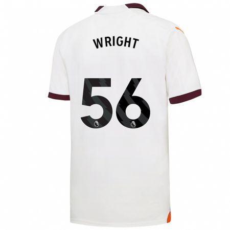 Kandiny Herren Jacob Wright #56 Weiß Auswärtstrikot Trikot 2023/24 T-Shirt