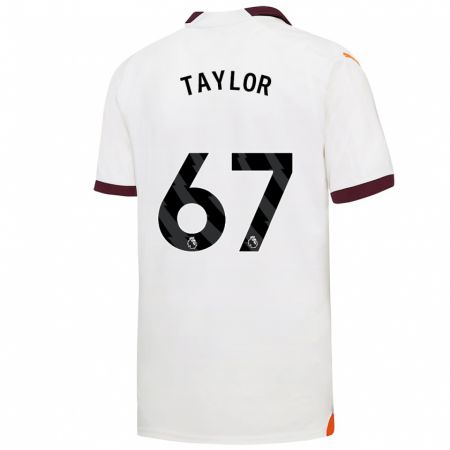 Kandiny Herren Kane Taylor #67 Weiß Auswärtstrikot Trikot 2023/24 T-Shirt