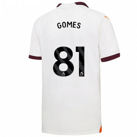 Kandiny Herren Claudio Gomes #81 Weiß Auswärtstrikot Trikot 2023/24 T-Shirt