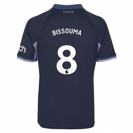 Kandiny Herren Yves Bissouma #8 Dunkelblau Auswärtstrikot Trikot 2023/24 T-Shirt