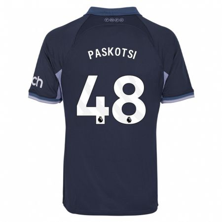 Kandiny Herren Maksim Paskotsi #48 Dunkelblau Auswärtstrikot Trikot 2023/24 T-Shirt
