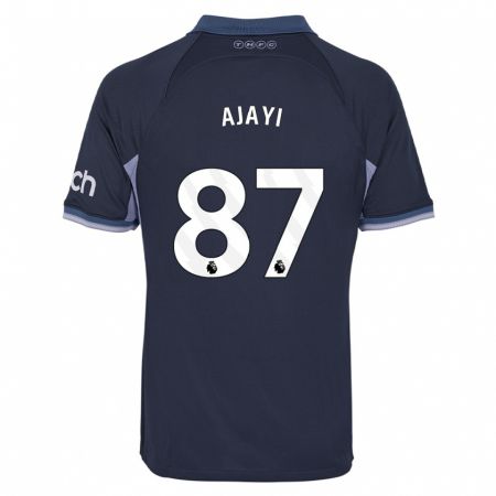 Kandiny Herren Damola Ajayi #87 Dunkelblau Auswärtstrikot Trikot 2023/24 T-Shirt