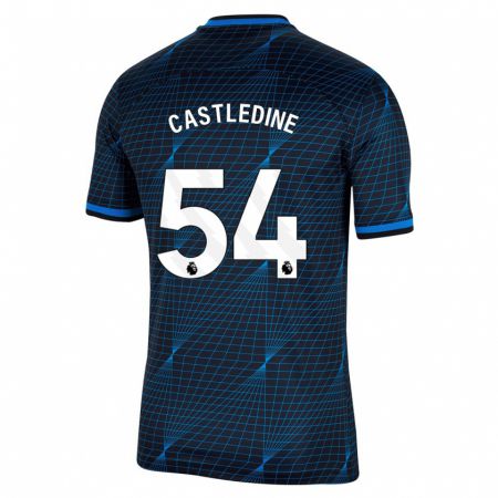 Kandiny Herren Leo Castledine #54 Dunkelblau Auswärtstrikot Trikot 2023/24 T-Shirt