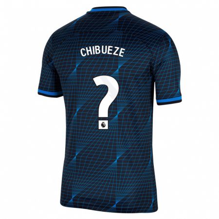 Kandiny Herren Chinonso Chibueze #0 Dunkelblau Auswärtstrikot Trikot 2023/24 T-Shirt